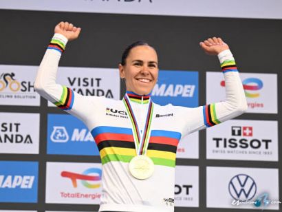 Mundial de ciclismo: Celia Gery: "Tenía mucha confianza en el equipo y me ha ayudado a ganar"