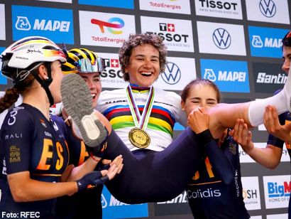 Mundial de ciclismo: Paula Ostiz: "Quería guardarlo todo para el sprint"