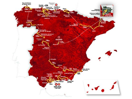 Vuelta a España: Recorrido oficial de La Vuelta 2018