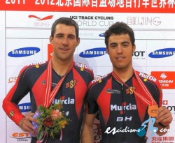 Torres y Muntaner ganan el bronce en madison en Pek�n