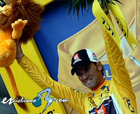 Tour de Francia: Alejandro Valverde: �Llevar el maillot amarillo es incre�ble�