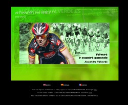 Alejandro Valverde incorpora a su web nuevos contenidos y v�deos