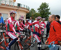 Presentaci�n y primeras pedaladas del Andaluc�a CajaSur de 2010