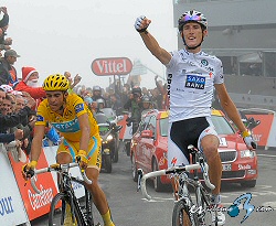 Andy Schleck se impone en el Tourmalet