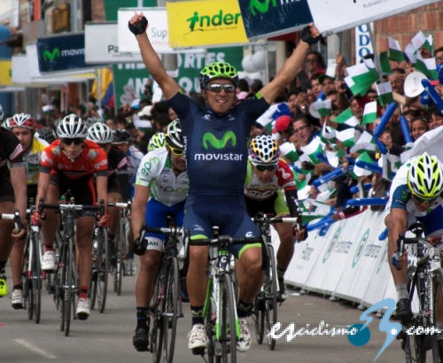 Vuelta a Colombia: Guam� gana la d�cima etapa y Mill�n sigue l�der