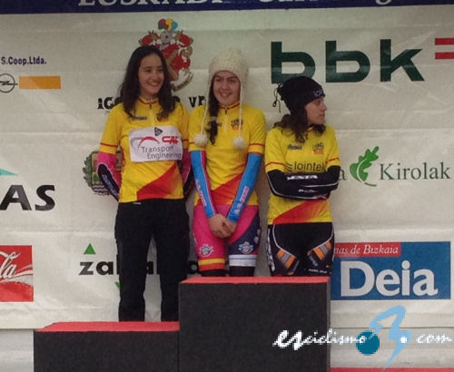 Irene Trabazo, ganadora de la Copa de España de ciclocross junior Irene Trabazo, ganadora de la Copa de España de ciclocross junior