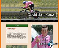 El joven ciclista David de la Cruz (Caja Rural) estrena p�gina web