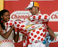 Tour de Francia: David de la Fuente: �He conseguido el objetivo para hoy que era poder mantener el maillot�