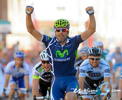 Fran Ventoso, primer l�der de la Vuelta a Castilla y Le�n al vencer en Palencia