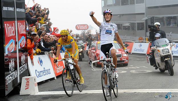 Andy Schleck se impone en el Tourmalet