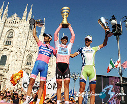 Alberto Contador se adjudica el Giro de Italia y David Millar la �ltima etapa