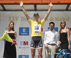 Gustav Larsson (Saxo-Bank), primer l�der de la Vuelta a Madrid