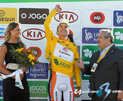 Vuelta a Portugal: Broco se pone l�der al vencer en el puerto Senhora da Gra�a