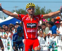 Javier Ben�tez, primer l�der en la Vuelta a Chihuahua, al imponerse al sprint en Camargo