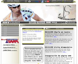 El ultrafondista Juli�n Sanz ha renovado su p�gina en Internet