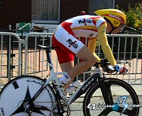 Mario Gonz�lez, el mejor espa�ol en la crono junior del Europeo