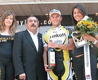 Ignatiev primer l�der de la Vuelta a Burgos tras imponerse en solitario en la primera etapa
