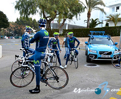 El equipo Movistar, preparado para la XXXI Vuelta a la Regi�n de Murcia
