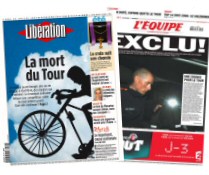 Tour de Francia: El Tour de Francia hace frente a un �se�smo�, seg�n la prensa gala
