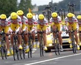 La formaci�n Saunier Duval Prodir en la Vuelta a California