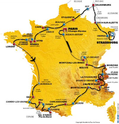 Etapas del Tour de Francia 2006