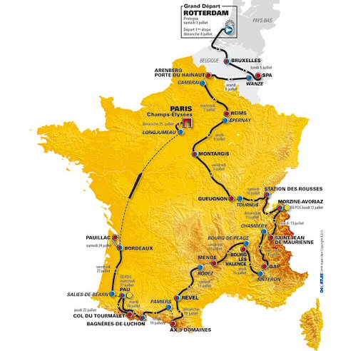 Etapas del Tour de Francia 2010
