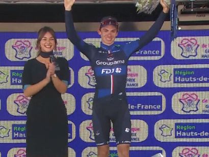 Cuatro Días de Dunkerque: La segunda etapa es para Romain Grégoire, Samuel Leroux es líder