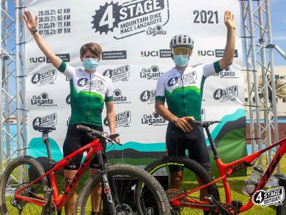 Ventura y Lisbygd, líderes tras la 2ª etapa de 4 Stage MTB Race Lanzarote 2021
