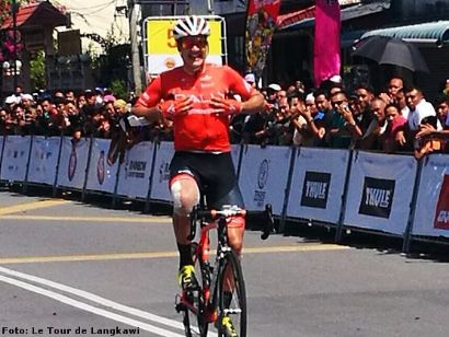 Tour de Langkawi: Adam de Vos, nuevo líder tras ganar la tercera etapa