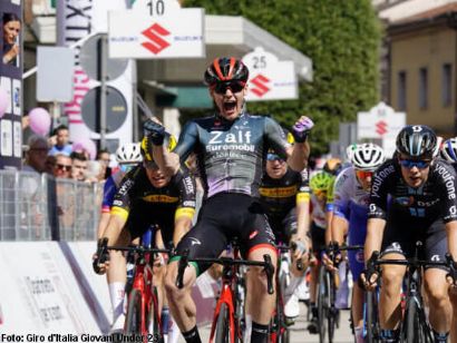 Alberto Bruttomesso primer líder del Giro de Italia Sub-23