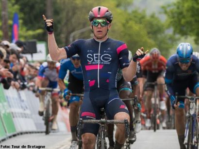 Tour de Bretaña: Alberto Dainese lidera la carrera tras ganar la segunda etapa