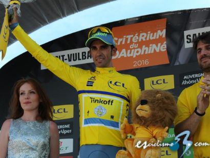 Critérium del Dauphiné: Contador: "En el ciclismo ya no hay finales tranquilos"
