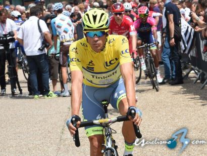 Critérium del Dauphiné: Alberto Contador: "Se me rompió la rueda trasera"