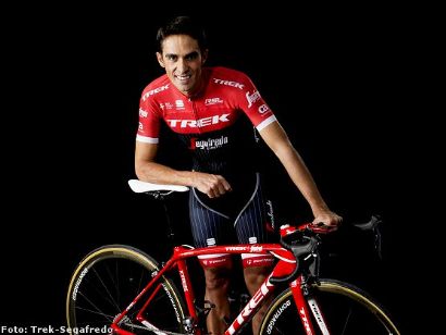 Alberto Contador estrenará el maillot del Trek-Segafredo en la Vuelta a Andalucía