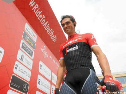 Tour de Abu Dhabi: Alberto Contador: "Esta vez me tocó trabajar para otros compañeros"