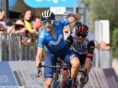 Giro de Sicilia: Alejandro Valverde: "Este triunfo me da tranquilidad"