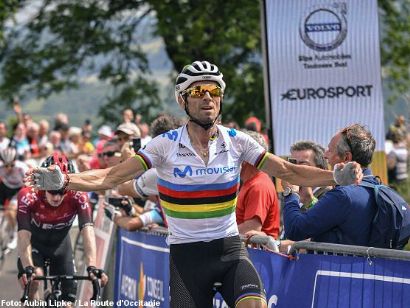 La Ruta de Occitania: Alejandro Valverde: "¿Mantenerlo hasta el final? Muy difícil"