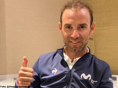 Tour de los Emiratos: Alejandro Valverde: "Dentro del hotel todo fue normal, esperamos el documento para volver"
