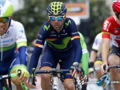 Tirreno-Adriático: Alejandro Valverde: "No hay opciones en la general"