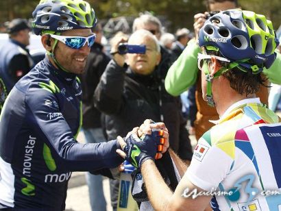 Vuelta a Castilla y León: Alejandro Valverde: "El balance es inmejorable"