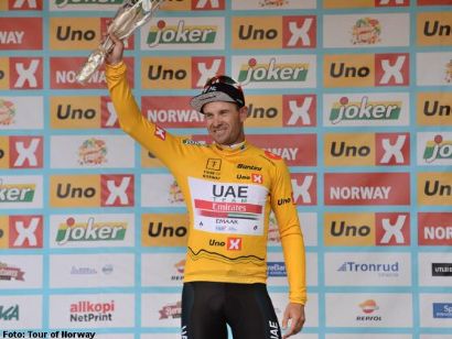 Tour de Noruega: Alexander Kristoff gana la quinta etapa y es el nuevo líder