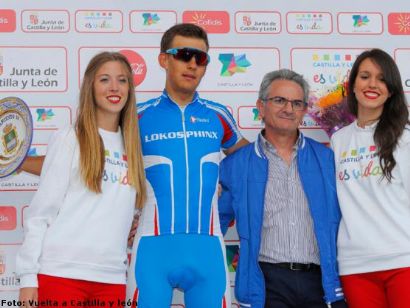 Alexander Evtushenko ldera la Vuelta a Castilla y Len tras ganar la primera etapa