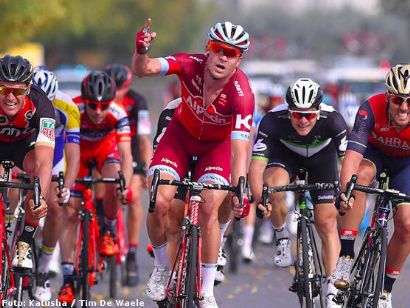 Tour de Omán: Alexander Kristoff se impone también en la cuarta y Ben Hermans sigue líder