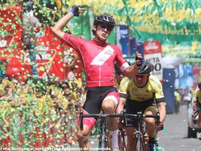 Alonso Gamero lidera la Vuelta a Guatemala tras ganar la primera etapa