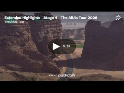 V�deo resumen de la 4� etapa del AlUla Tour 2026