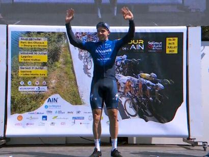 Álvaro Hodeg, primer líder del Tour de l´Ain 2021