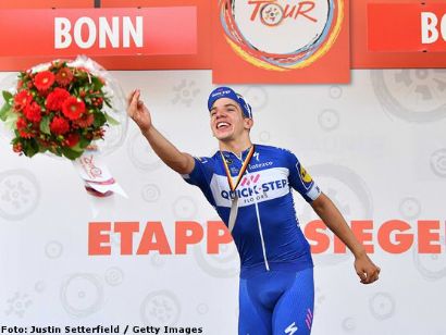 Álvaro Hodeg lidera la Vuelta a Alemania tras ganar la primera etapa