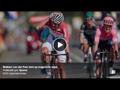 As se hizo con la victoria Mathieu van der Poel en la Amstel Gold Race [Vdeo]
