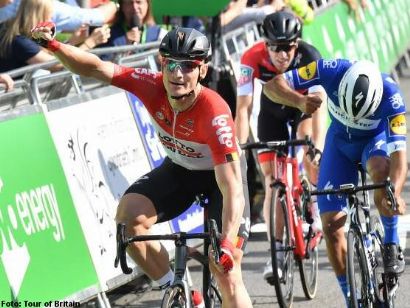 Tour de Gran Bretaña: André Greipel, primer líder al ganar al sprint la primera etapa