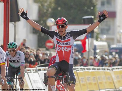 Andreas Kron, primer líder de la 100 Volta a Catalunya